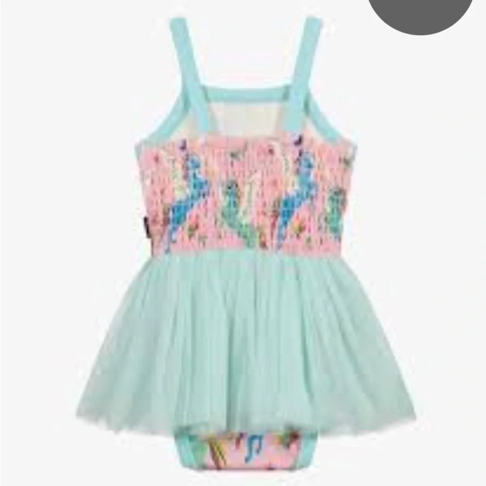 Rock Your Baby Pink and Mint Unicorn One Piece tutu